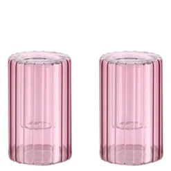 Lima ljusstake 4,5x7,5 cm 2-pack Vintage Rose