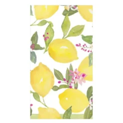 Limoncello servett 32,5x40 cm 15-pack gul/vit/grön
