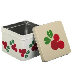 Lingon matlåda / förvaringslåda 10x10 cm röd