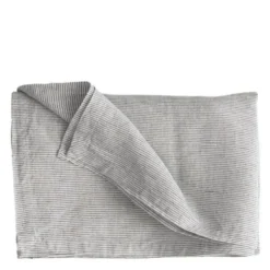 Linneduk 145x330 cm pinstripe linen