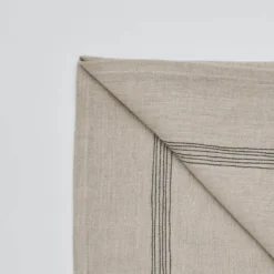 Livia tygservett 45x45 cm beige/svart