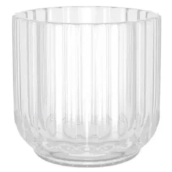 ljuslykta 6,5 cm klart glas