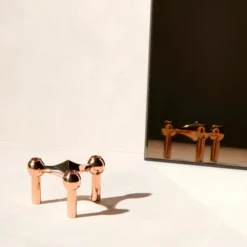 ljusstake 3-pack Rose Gold