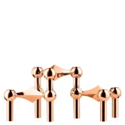 ljusstake 3-pack Rose Gold
