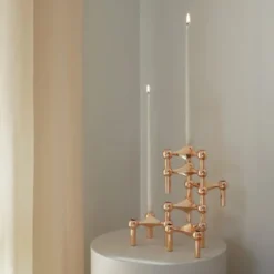 ljusstake 3-pack Rose Gold
