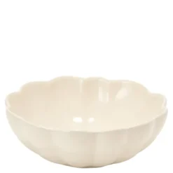 Lotus skål 16 cm creme