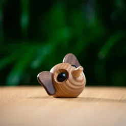 Louis elefant träfigur 5 cm valnöt/ask