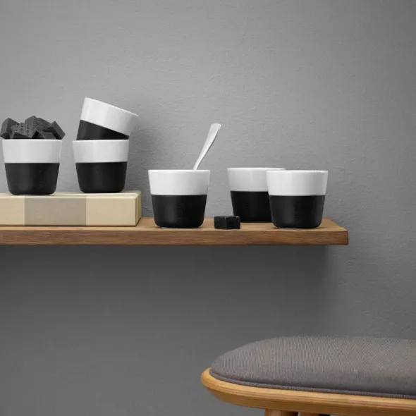 Lungo mugg 23 cl 2-pack Carbon Black