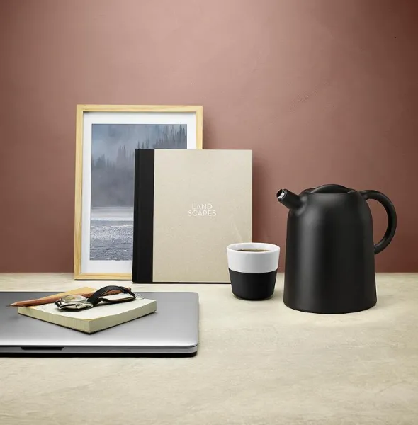 Lungo mugg 23 cl 2-pack Carbon Black
