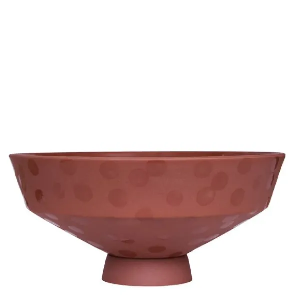Luonto skål 32 cm Terracotta