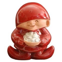 Luvnisse gröt 13 cm röd terracotta