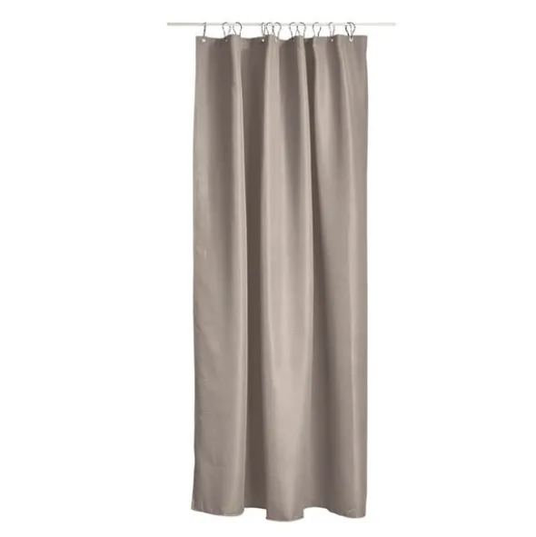 Lux duschdraperi 180x200 cm taupe