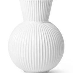 Lyngby Tura Vas 34 cm Porslin Vit