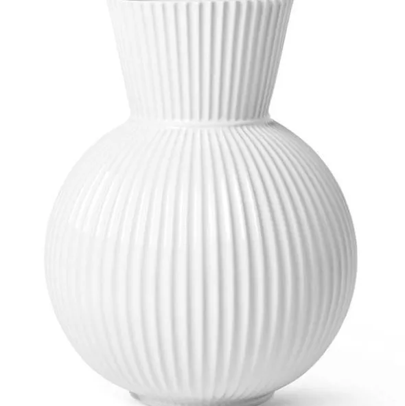 Lyngby Tura Vas 34 cm Porslin Vit