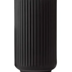 Lyngby Vas 38 cm Porslin Svart