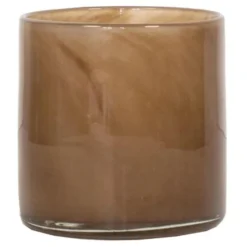 Lyric Ljuslykta 8x8 cm Brown