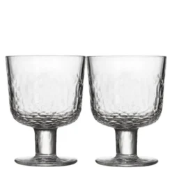 Mainio glas med fot 30 cl 2-pack klar