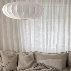 Mamsell taklampa 55 cm vit