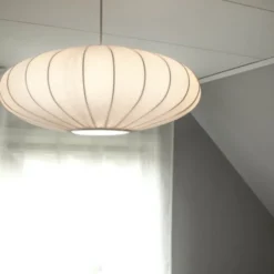 Mamsell taklampa 55 cm vit