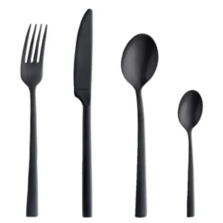 Manille Bestickset 16 delar Mattsvart