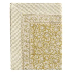 Margerita duk 170x270 cm yellow olive