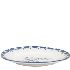 Marion assiett 19,5 cm blomma blå