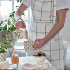 Marion kanna 30 cl blomma grön