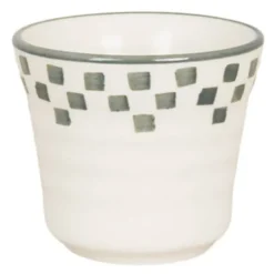 Marion mugg 12,5 cl ruta grön