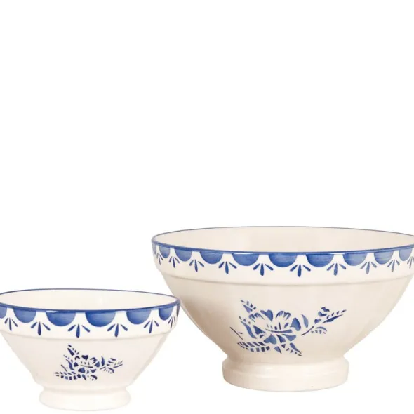 Marion skål 14 cm 40 cl blomma blå
