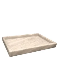 Marmaros fat 30x23 cm beige