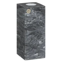 Marmo ljusstake 12 cm asfalt