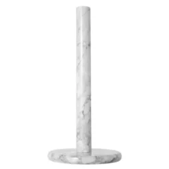 Marmor hushållspappershållare 32 cm vit