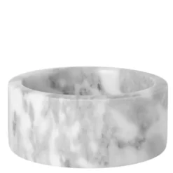 Marmor skål 12 cm vit