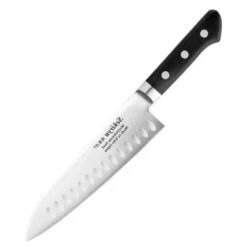 Master santokukniv med luftfickor 18 cm svart