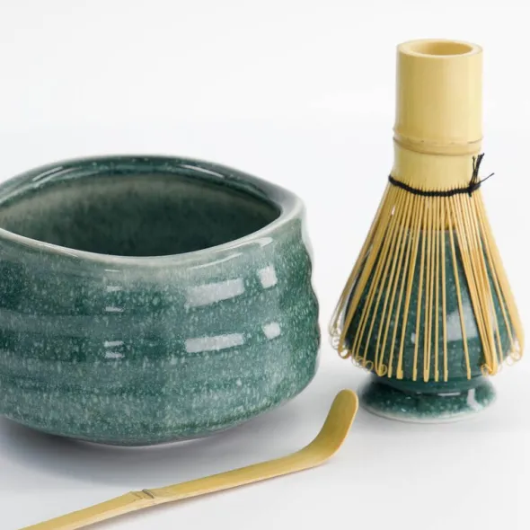 Matcha presentset 4 delar grön