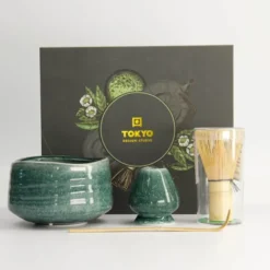 Matcha presentset 4 delar grön