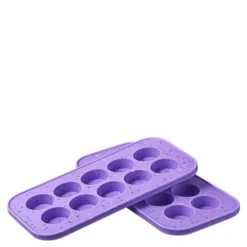 Matförvaring och Lock Silikon Cookie-tray 10x25 ml 2-pack Lila