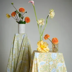 Mathilde duk 170x270 cm orange/blå/grön
