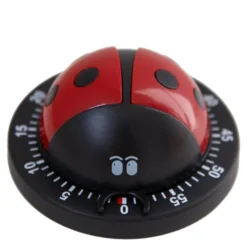 Mekanisk timer Nyckelpiga svart