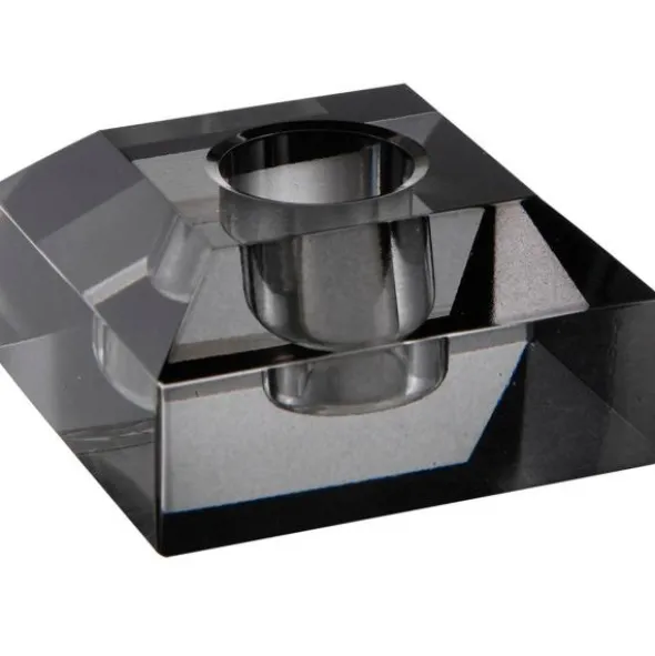 Milano Ljusstake Kvadrat 6 cm Svart