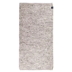 Milo ull golvmatta 70x140 cm melerad gråbrun