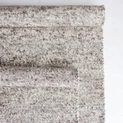 Milo ull golvmatta 70x140 cm melerad gråbrun