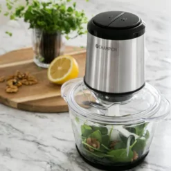 Mini chopper 1,2L Glasskål