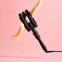 Mini Pro Waver vågtång trippel 25 mm svart