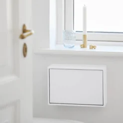 Mini sorteringsbox 30x10x15 cm Brilliant White