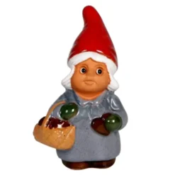 Minitomtegumma med pepparkakor 10 cm