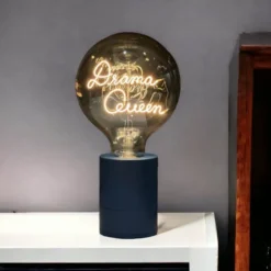 MITB glödlampa LED 17 cm Drama Queen bärnsten