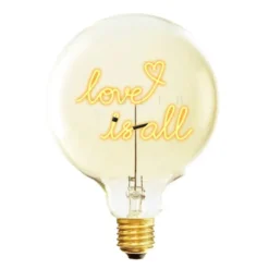 MITB glödlampa LED 17 cm Love Is All bärnsten