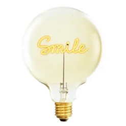 MITB glödlampa LED 17 cm Smile bärnsten