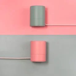 MITB Pop sockel bordslampa 9 cm rosa aluminium